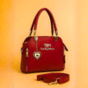 Women's PU Leather Plain Hand Bag
