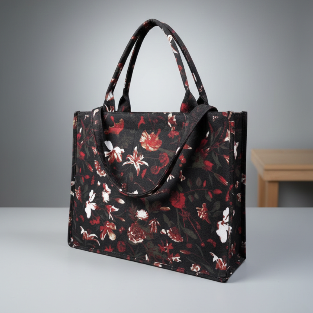 Girl's Canvas Printed Tote Bag